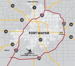 630 Sumpter St, Fort Wayne, IN à louer Carte– Image 1 sur 2