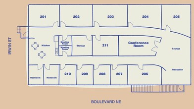 454 Irwin St NE, Atlanta, GA à louer Plan d’étage– Image 1 sur 1