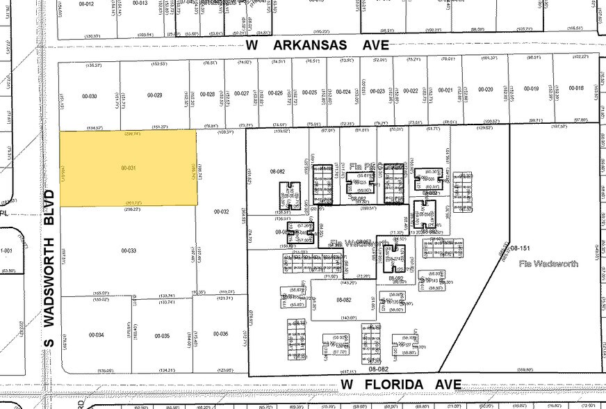 1418-1438 S Wadsworth Blvd, Lakewood, CO à louer - Plan cadastral – Image 3 sur 10