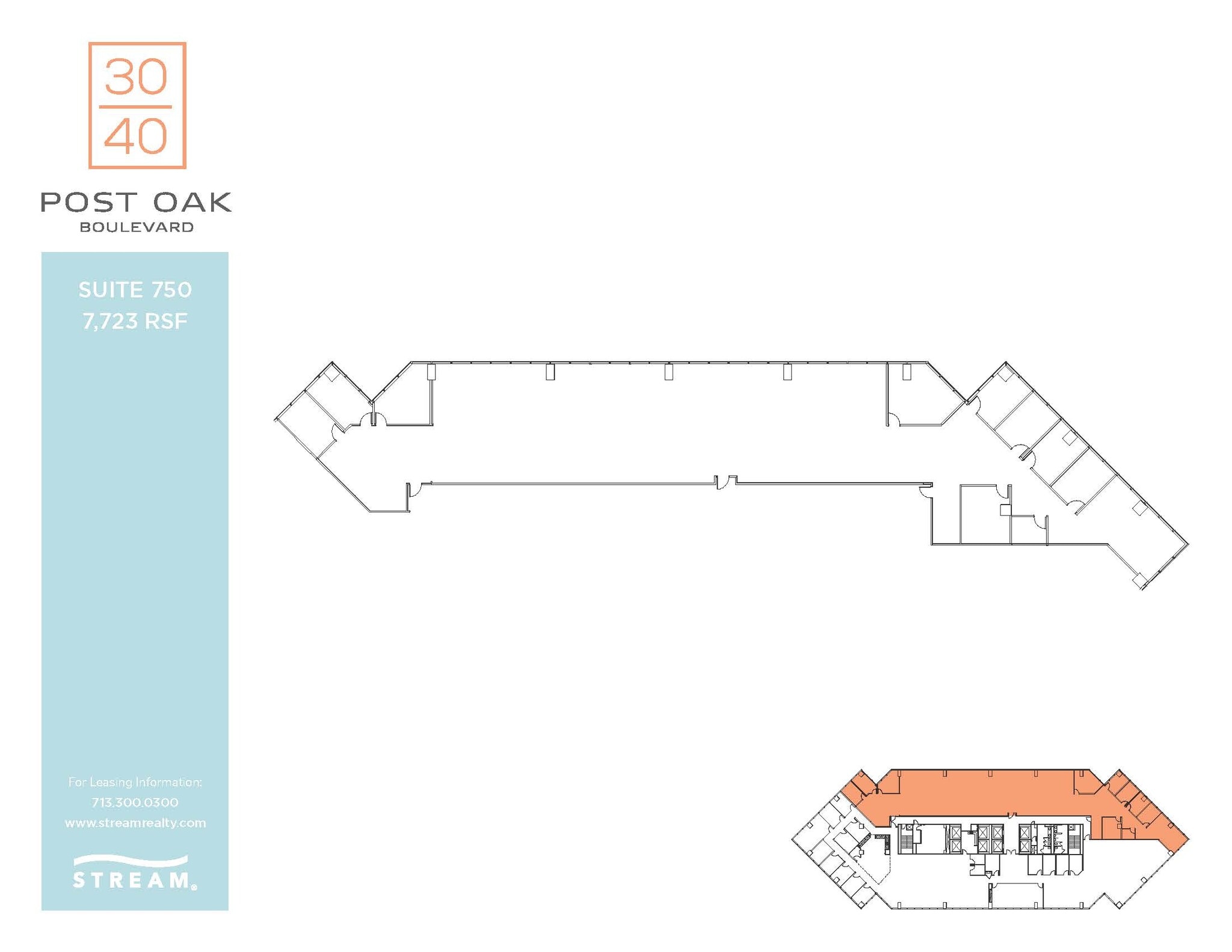 3040 Post Oak Blvd, Houston, TX à louer Plan d’étage– Image 1 sur 1