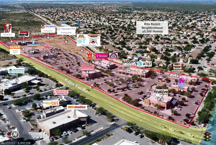 NWC Old Vail R & Houghton Rd, Tucson, AZ à vendre - Photo de l’immeuble – Image 1 sur 7