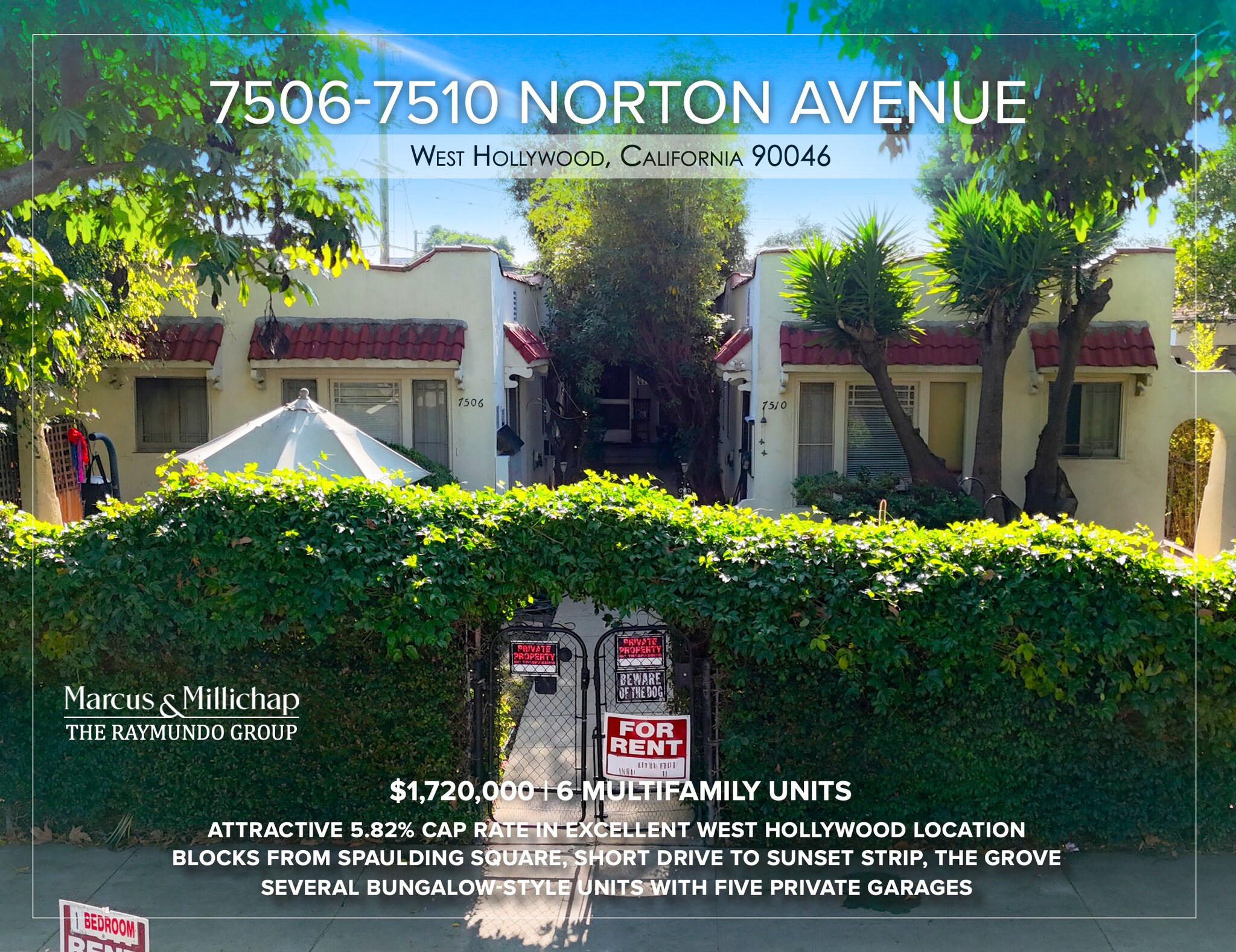 7506 Norton Ave, West Hollywood, CA à vendre Photo de l’immeuble– Image 1 sur 10