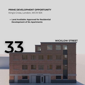 Plus de détails pour 33 Wicklow st, Londres - Terrain à vendre