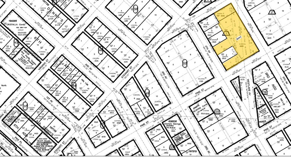 1601 5th Ave, Seattle, WA à louer - Plan cadastral – Image 2 sur 10