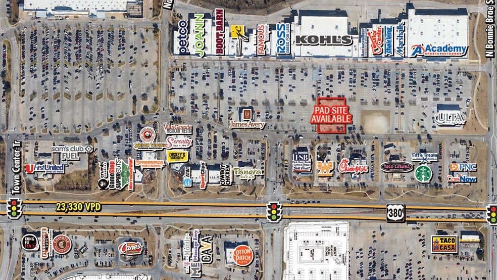 2620 W. University Drive, Denton, TX à louer - Aérien – Image 1 sur 1