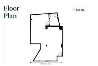 510 Av Atwater, Montréal, QC à louer Plan d’étage– Image 2 sur 2