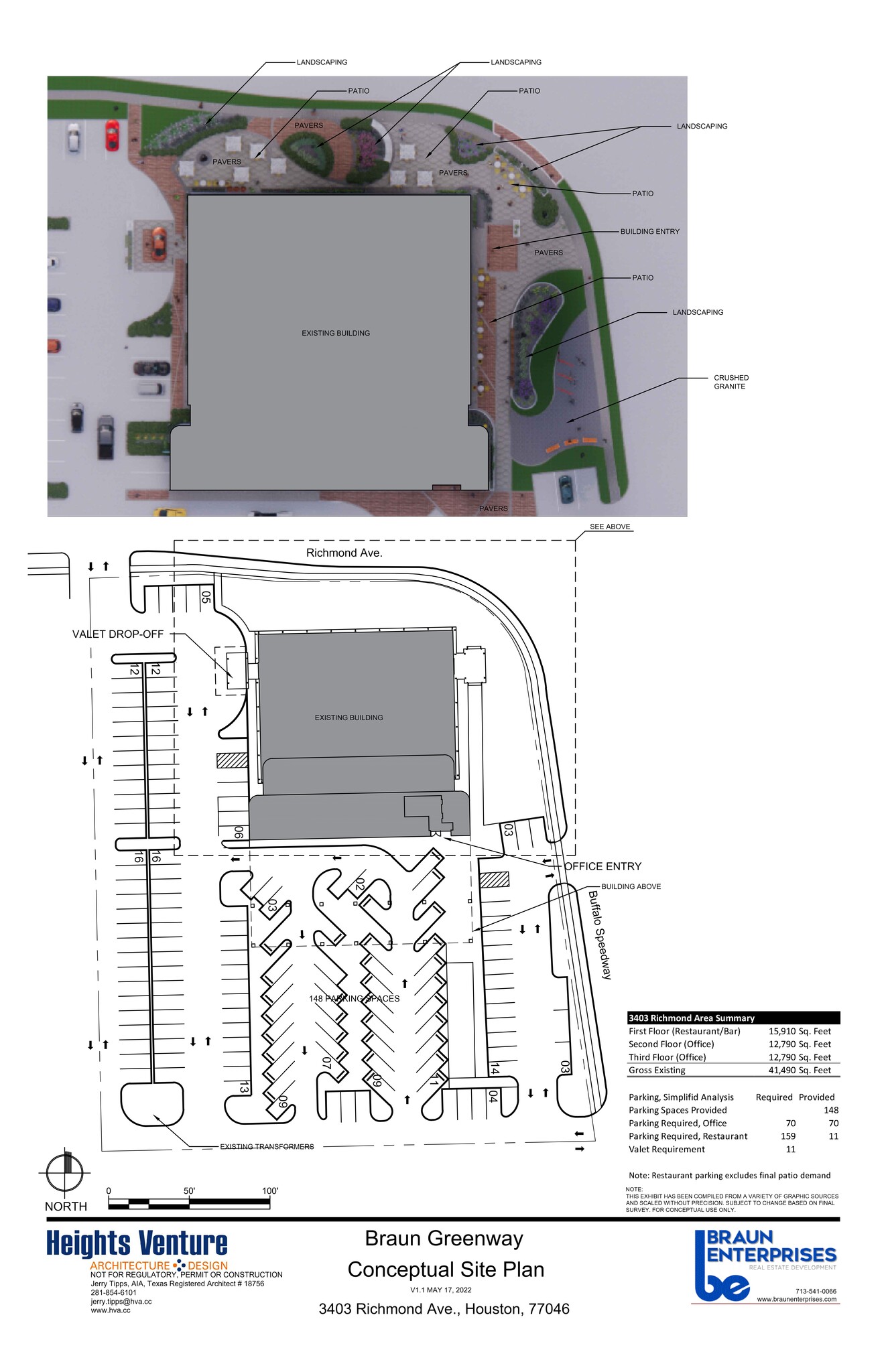 3403 Richmond Ave, Houston, TX à louer Plan de site– Image 1 sur 1