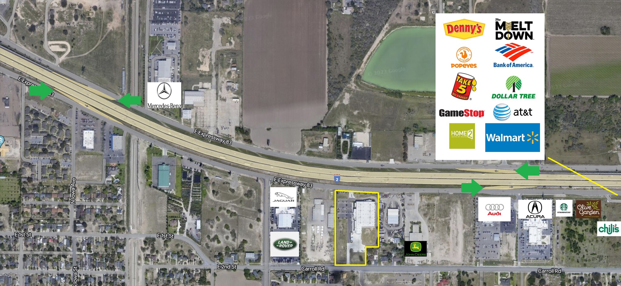 801 E Interstate Hwy 2, San Juan, TX à louer Aérien– Image 1 sur 2