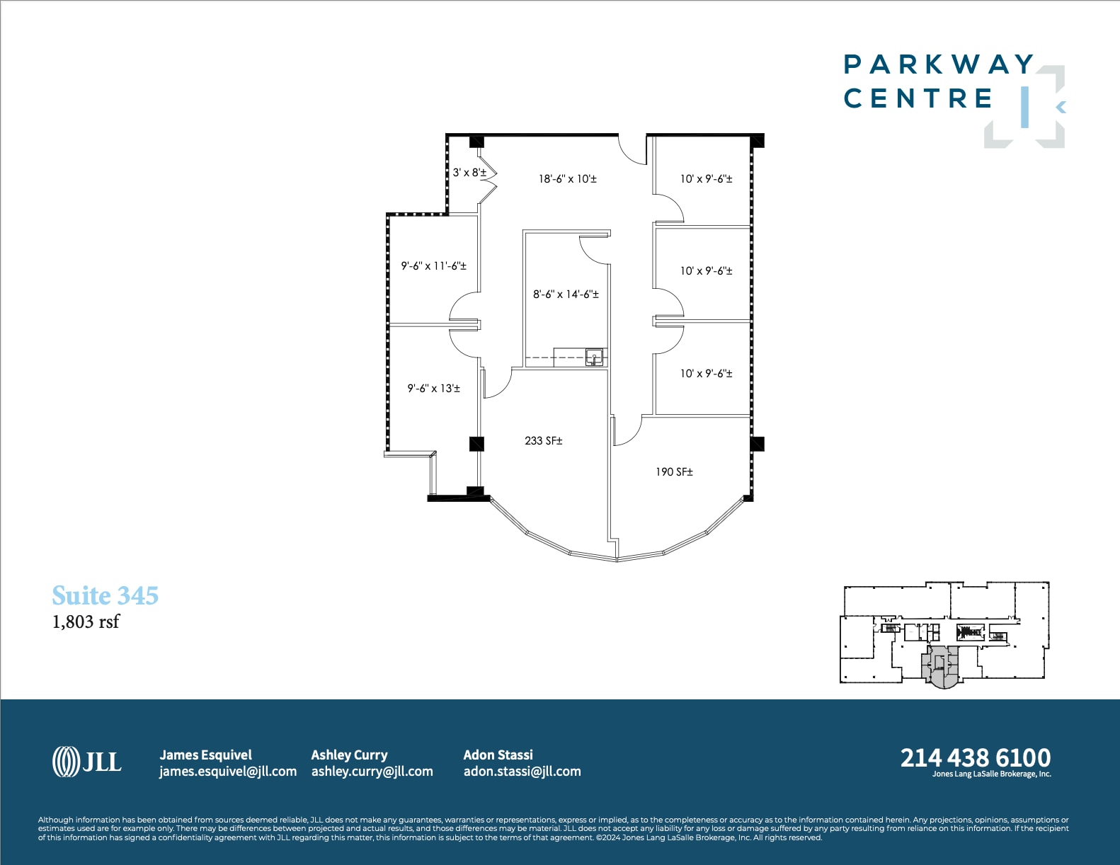 2901 N Dallas Pky, Plano, TX à louer Plan d’étage– Image 1 sur 1