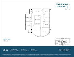 2901 N Dallas Pky, Plano, TX à louer Plan d’étage– Image 1 sur 1