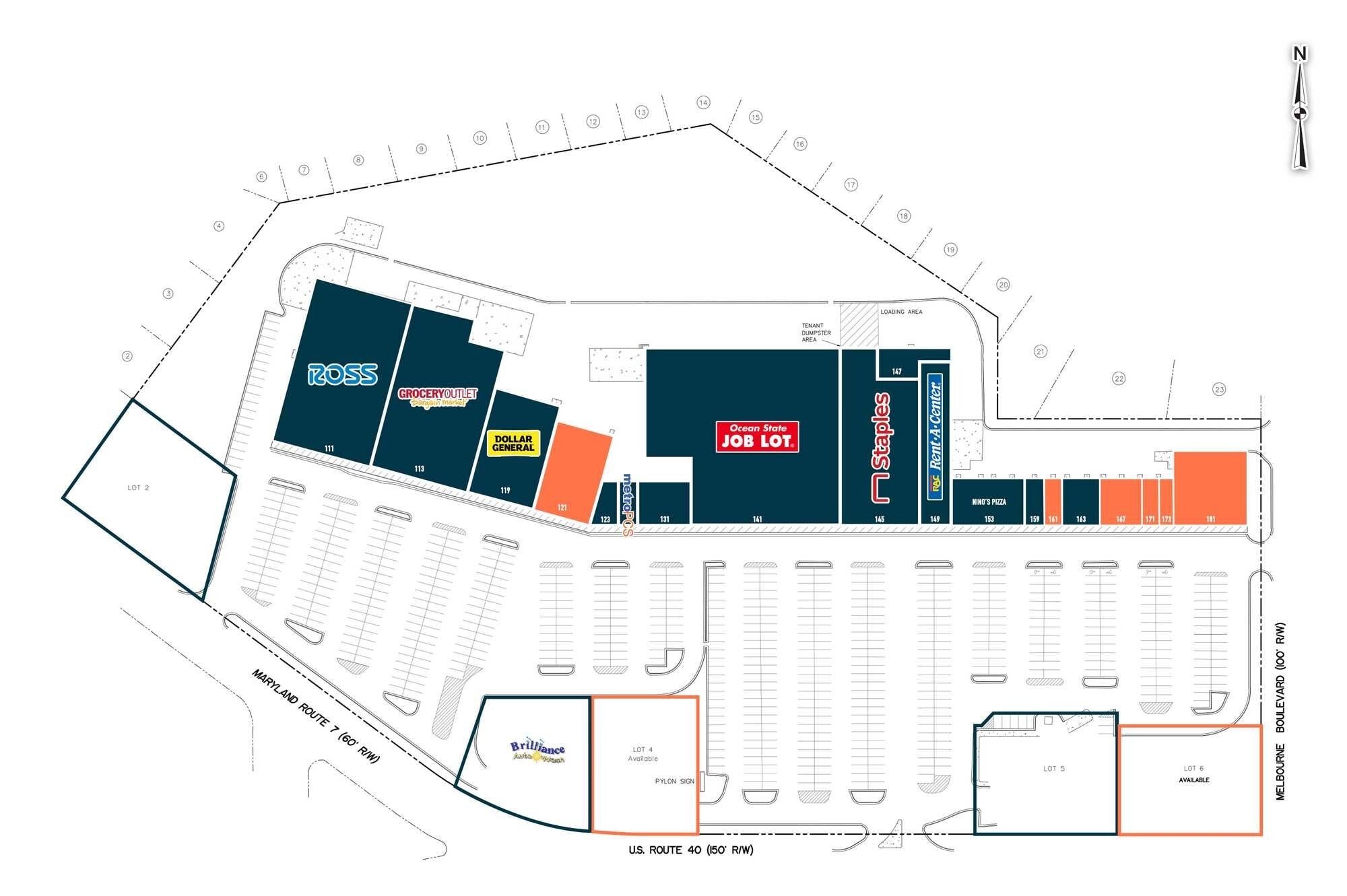 801 E Pulaski Hwy, Elkton, MD à louer Plan de site– Image 1 sur 1
