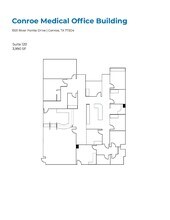 1501 River Pointe Dr, Conroe, TX à louer Plan d’étage– Image 1 sur 1