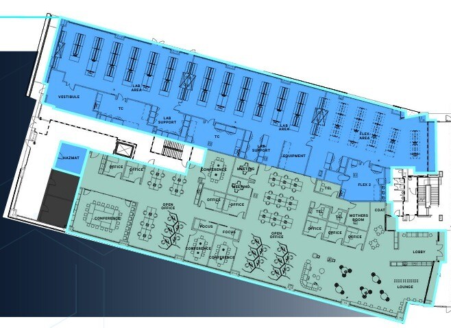 5000 Shoreline Ct, South San Francisco, CA à louer Plan d’étage– Image 1 sur 1