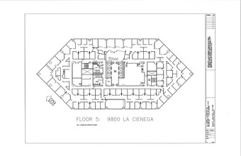 9800 S La Cienega Blvd, Inglewood, CA à louer Plan d’étage– Image 1 sur 1