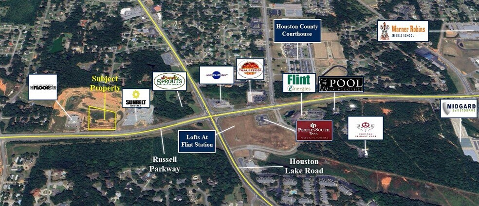 Russell Parkway @ Houston Lake Road, Warner Robins, GA à vendre - Photo de l’immeuble – Image 2 sur 2