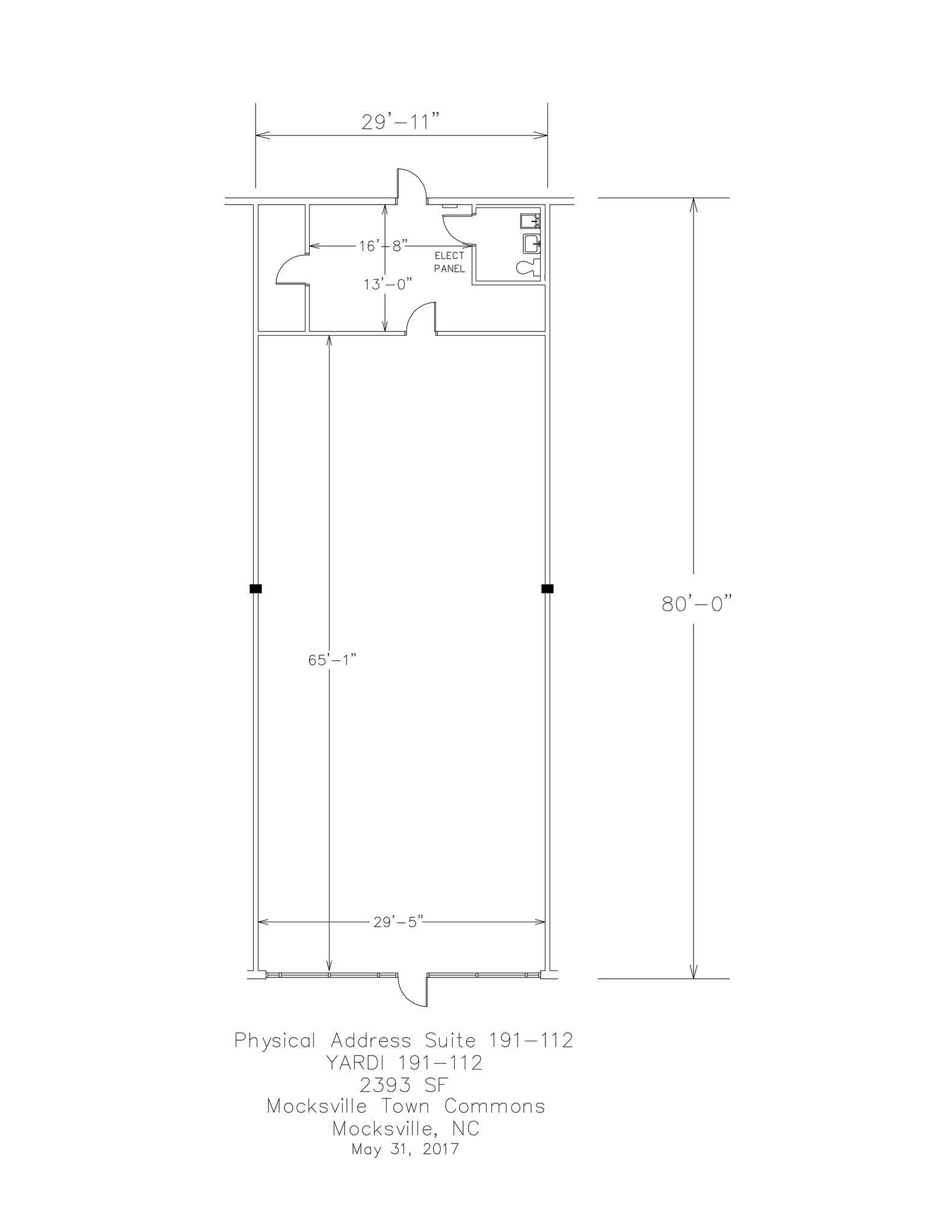 261 Cooper Creek Dr, Mocksville, NC à louer Plan de site– Image 1 sur 1