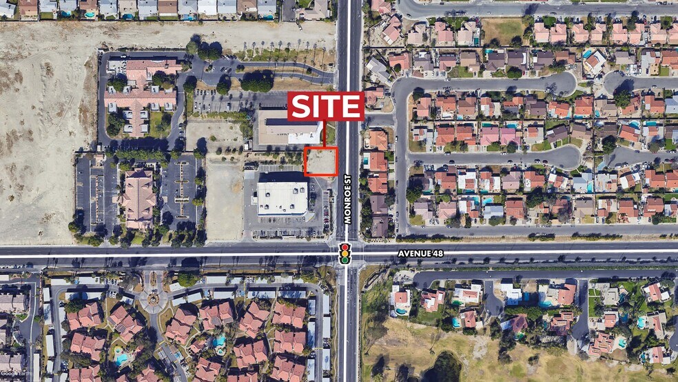 47797 Monroe St, Indio, CA à vendre - Aérien – Image 2 sur 3