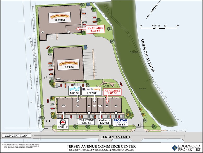 Jersey Ave, New Brunswick, NJ à louer - Plan de site – Image 1 sur 4