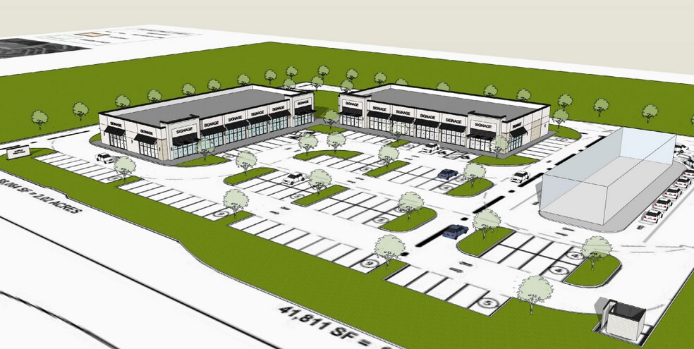 NWQ of Trinity Falls Pkwy & Olympic Crossing, McKinney, TX à louer - Plan de site – Image 2 sur 5
