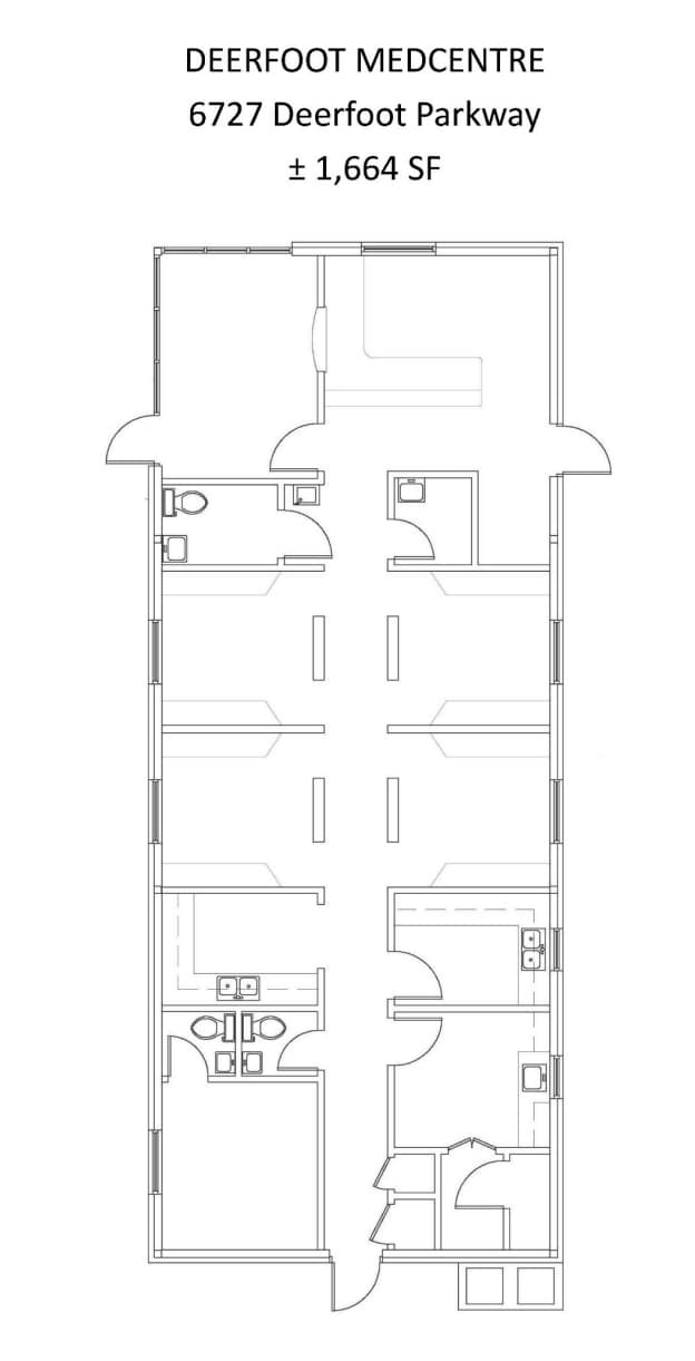6727-6729 Deerfoot Pky, Trussville, AL à louer Plan d’étage– Image 1 sur 1
