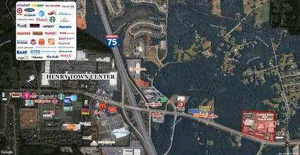 1130 Jonesboro Rd, McDonough, GA - Vue aérienne  vue de carte