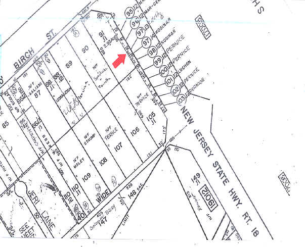 1405 Highway 18 S, Old Bridge, NJ à louer - Plan cadastral – Image 2 sur 2
