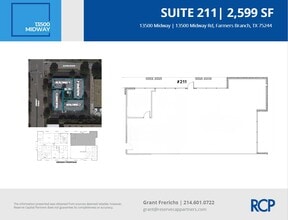 13500 Midway Rd, Farmers Branch, TX à louer Plan d’étage– Image 1 sur 8