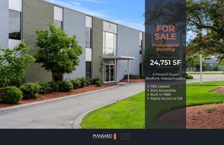 Plus de détails pour 4 Preston Ct, Bedford, MA - Bureau à vendre