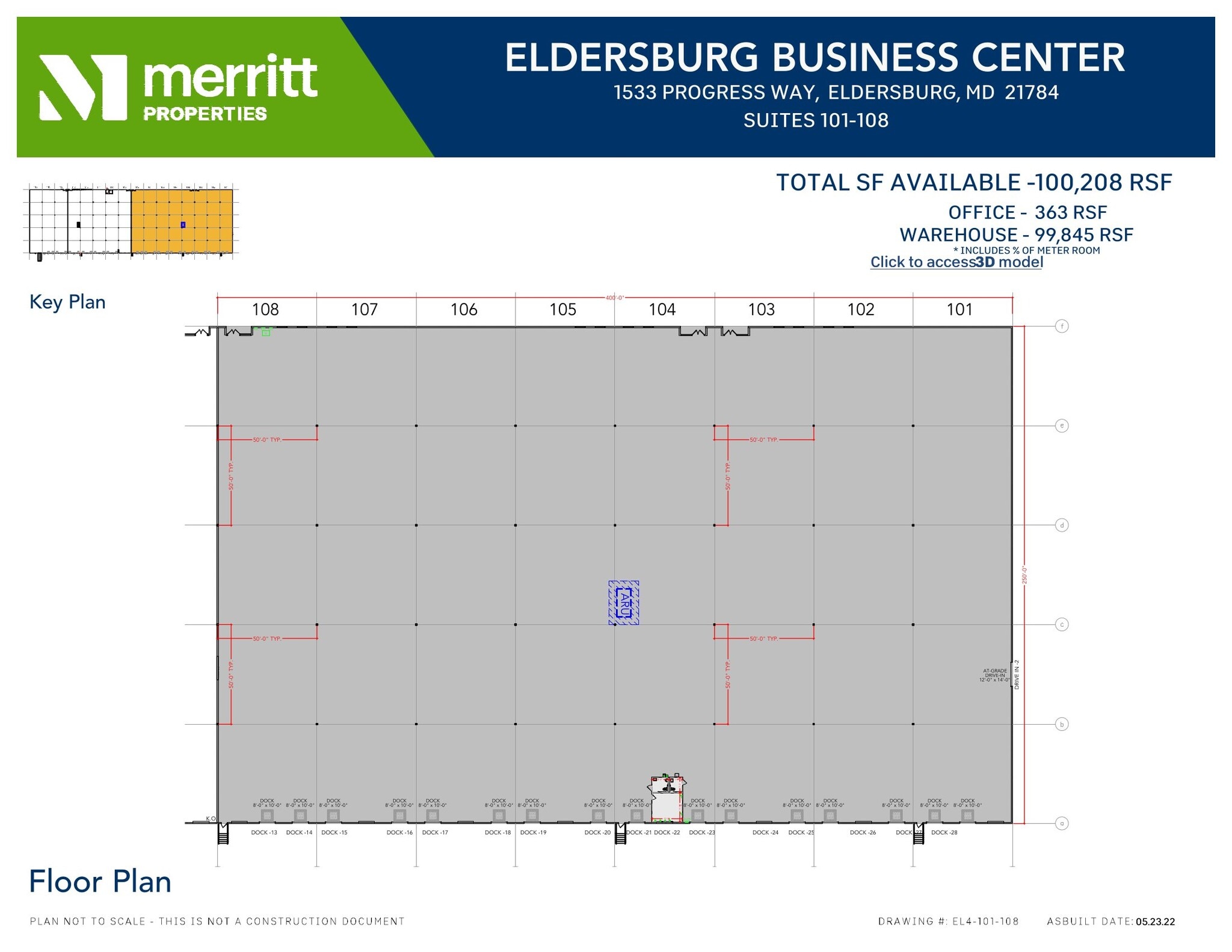 1393 Progress Way, Eldersburg, MD à louer Plan d’étage– Image 1 sur 1