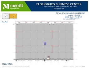 1393 Progress Way, Eldersburg, MD à louer Plan d’étage– Image 1 sur 1