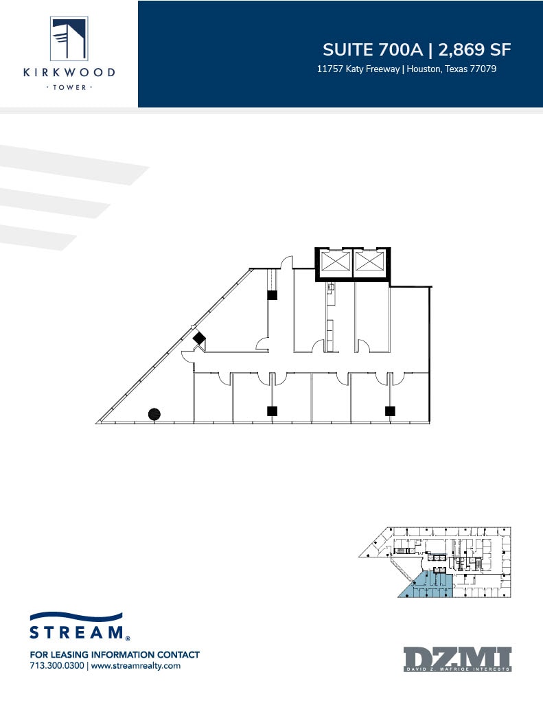 11757 Katy Fwy, Houston, TX à louer Plan d’étage– Image 1 sur 1