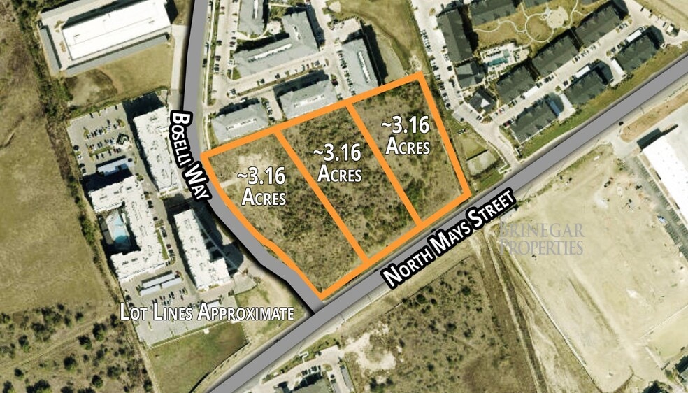 N Mays & Boselli Way, Georgetown, TX à vendre - Aérien – Image 2 sur 3