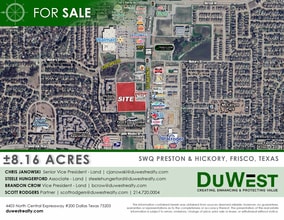 7659 Preston Rd, Frisco, TX - Vue aérienne  vue de carte - Image1