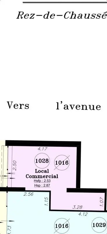 Local commercial dans Boulogne-Billancourt à vendre Plan d’étage– Image 1 sur 2