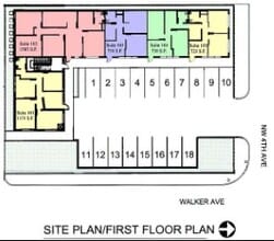 435 N Walker Ave, Oklahoma City, OK à louer Plan d’étage– Image 1 sur 1