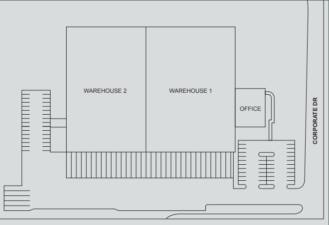 6812 Corporate Dr, Indianapolis, IN à vendre - Plan de site – Image 2 sur 4