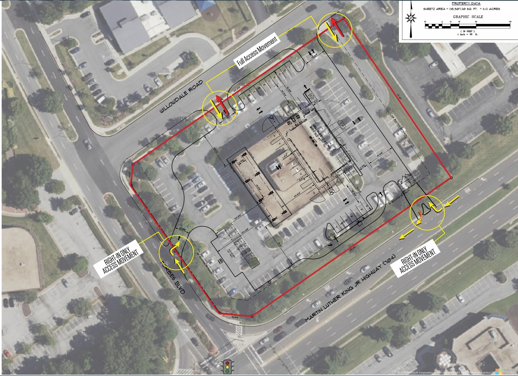 4601 Forbes Blvd, Lanham, MD à louer Plan de site– Image 1 sur 2