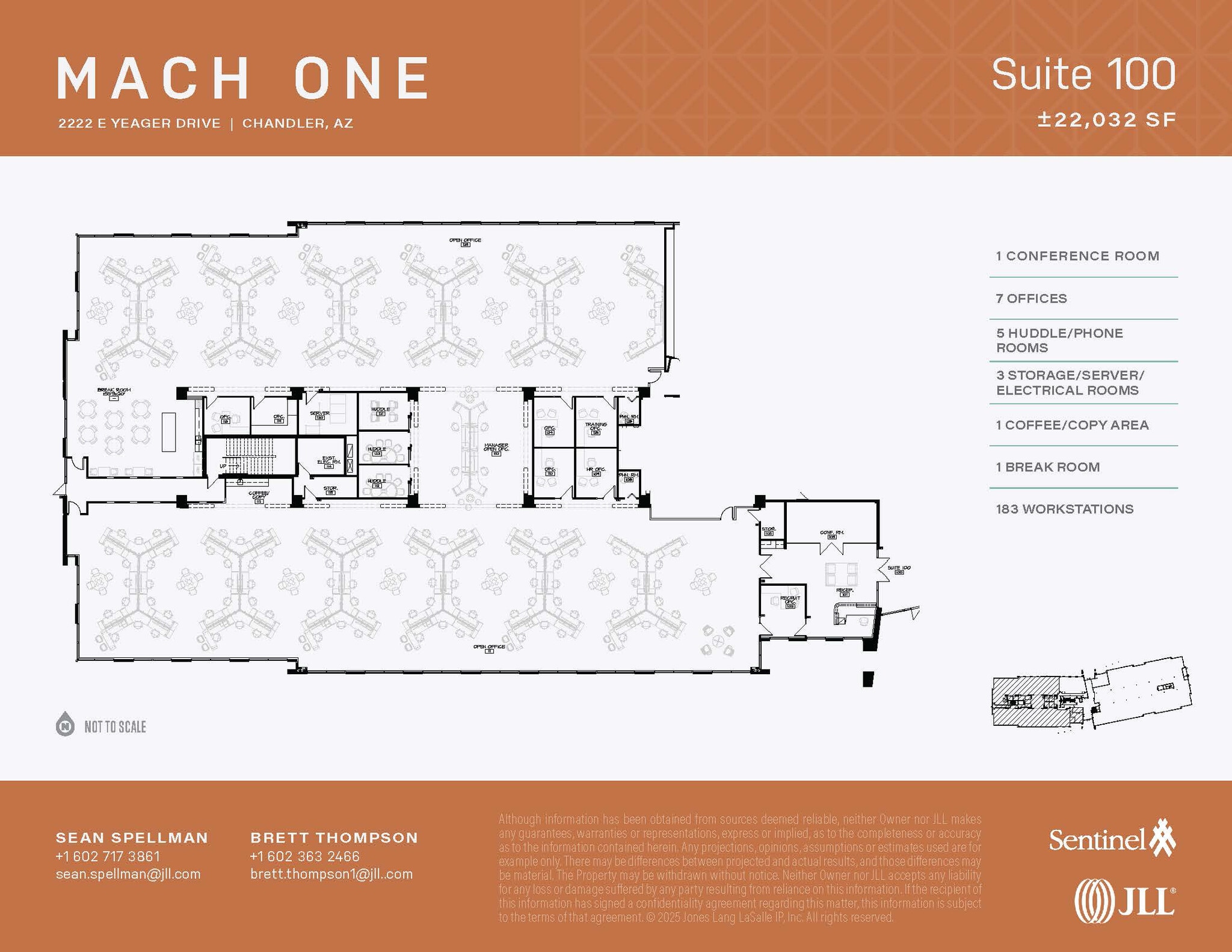 2222 E Yeager Dr, Chandler, AZ à louer Plan d’étage– Image 1 sur 1