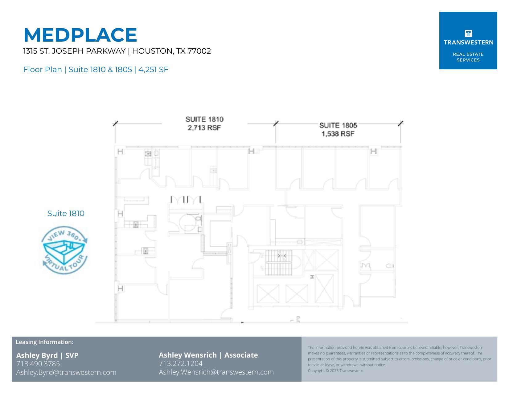 1315 St Joseph Pky, Houston, TX à louer Plan d’étage– Image 1 sur 1