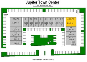 711 W Indian Town Rd, Jupiter, FL à louer Plan d’étage– Image 2 sur 5