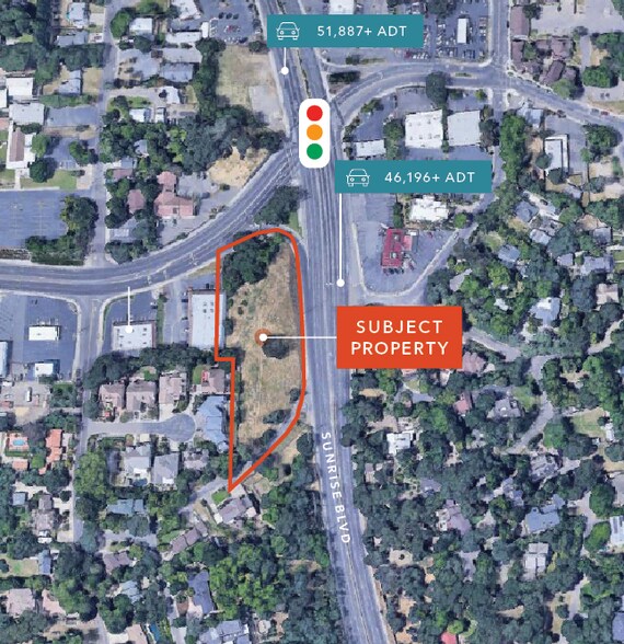SWC Sunrise Boulevard & Fair Oaks Boulevard, Fair Oaks, CA à vendre - Photo de l’immeuble – Image 2 sur 4
