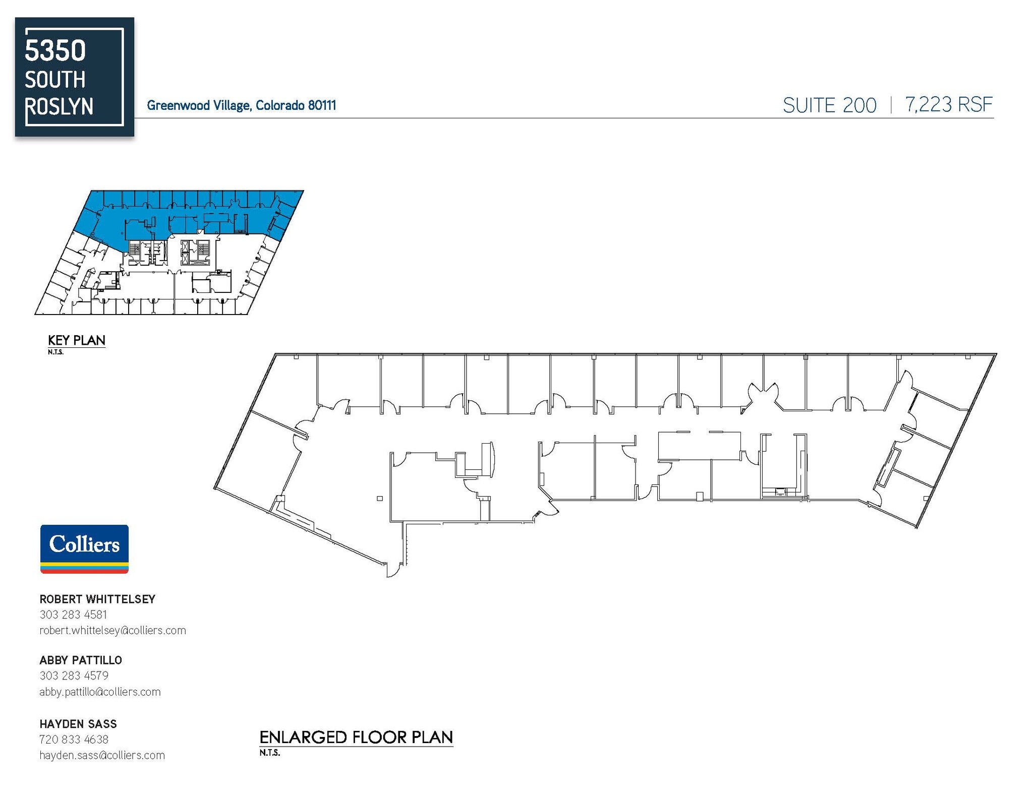 5350 S Roslyn St, Greenwood Village, CO à louer Plan d’étage– Image 1 sur 1