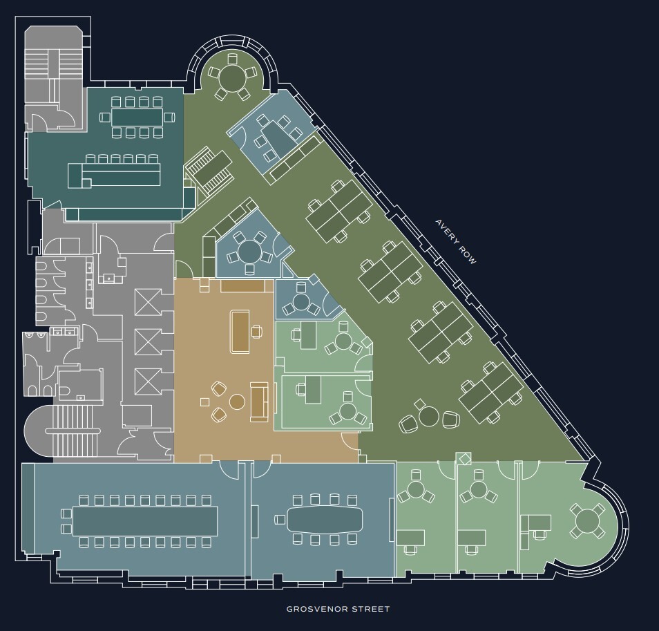 6 Grosvenor St, Londres à louer Plan d’étage– Image 1 sur 10