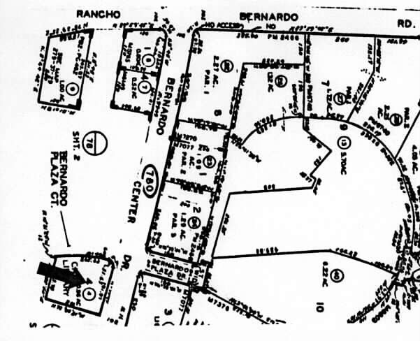 16840 Bernardo Center Dr, San Diego, CA à louer - Plan cadastral – Image 3 sur 4