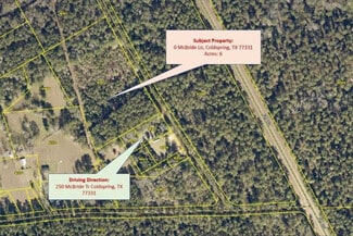 Plus de détails pour 150 McBride trl, Coldspring, TX - Terrain à vendre