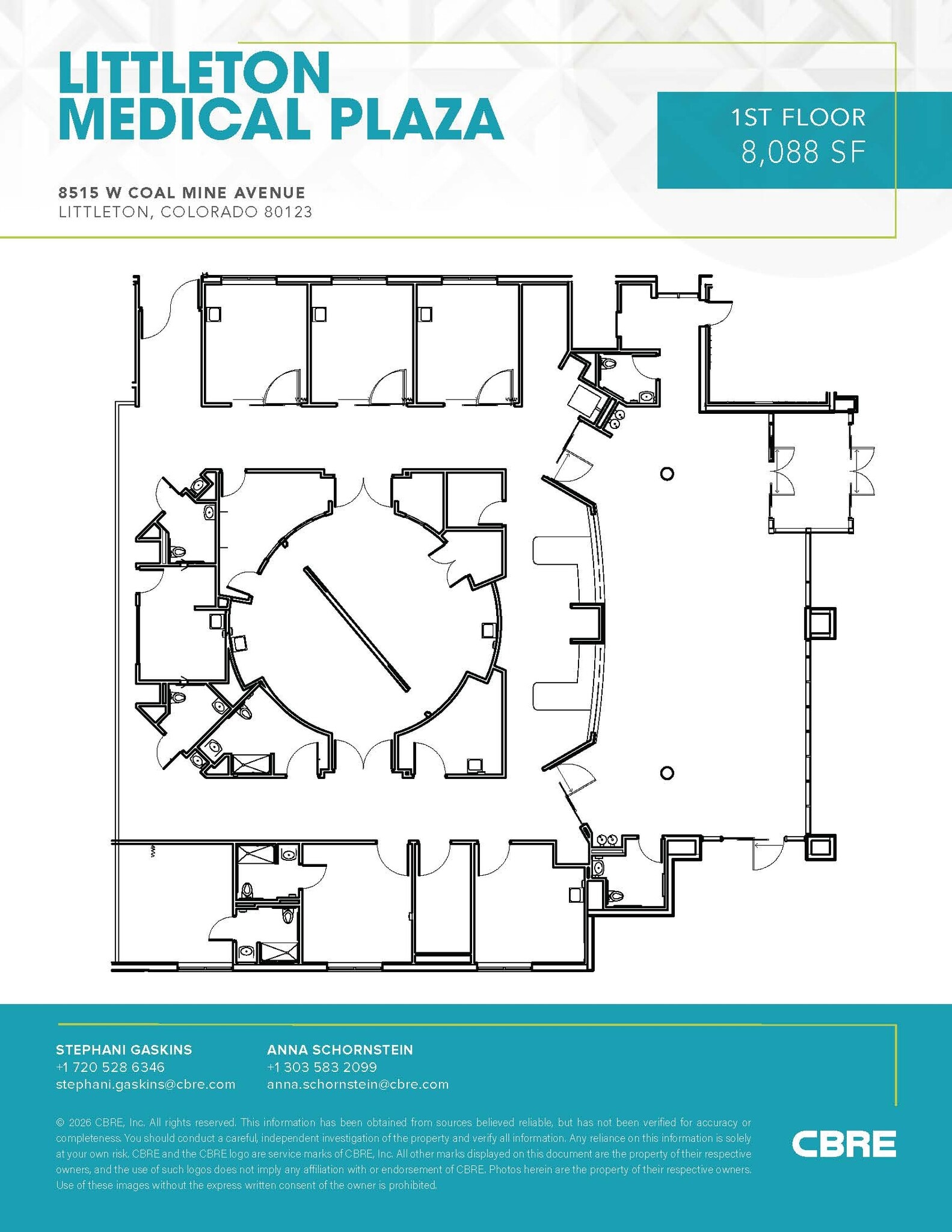 8515 W Coal Mine Ave, Littleton, CO à louer Plan d’étage– Image 1 sur 2