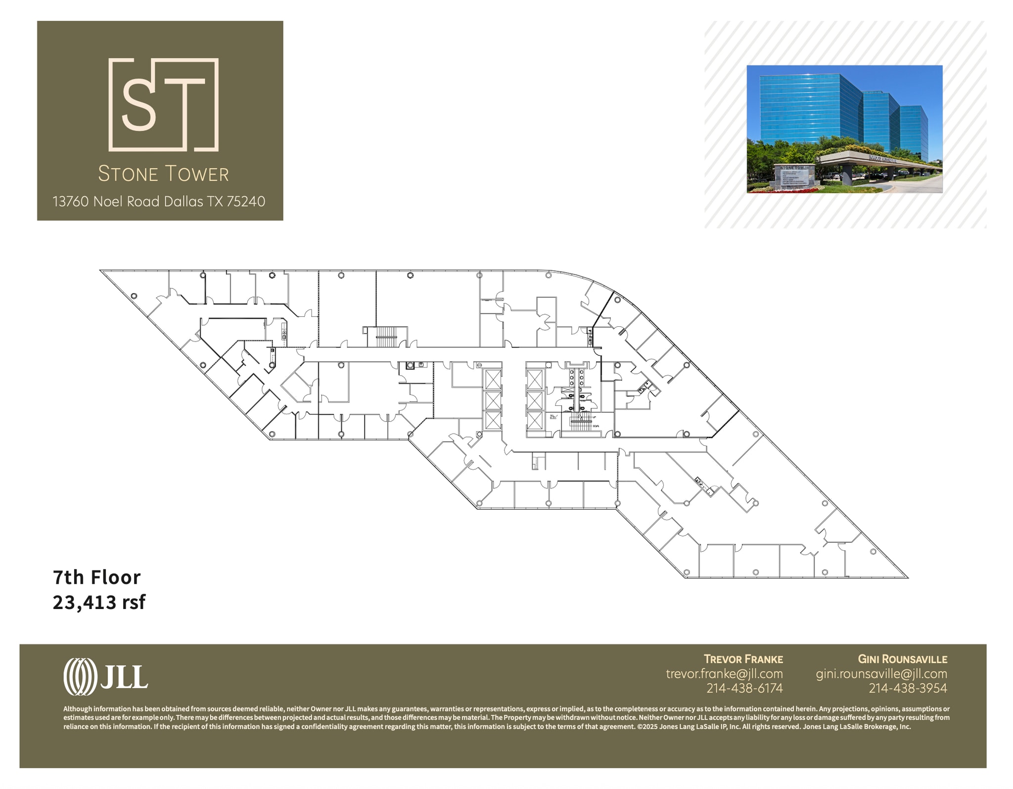 13760 Noel Rd, Dallas, TX à louer Plan d’étage– Image 1 sur 1