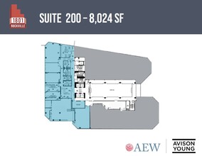 1801 Rockville Pike, Rockville, MD à louer Plan d’étage– Image 1 sur 1