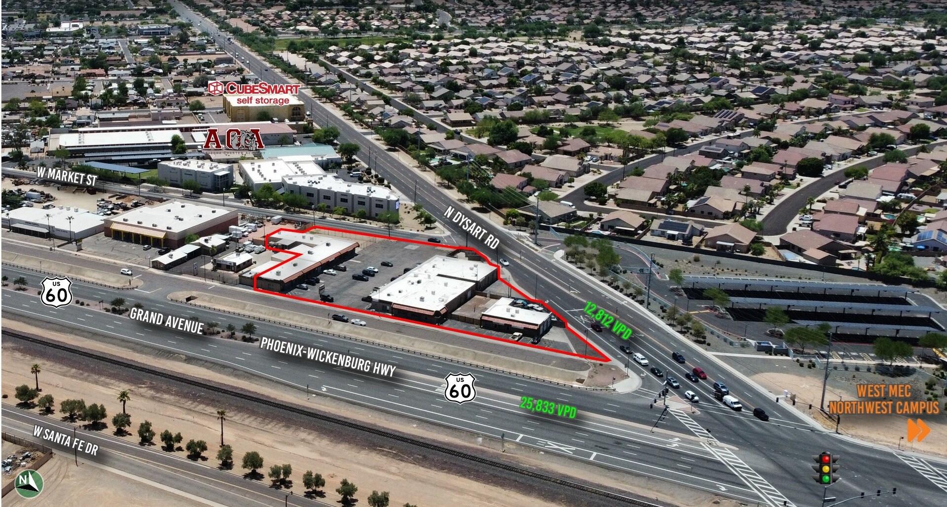 13065-13073 W Grand Ave, Surprise, AZ à vendre Aérien– Image 1 sur 27