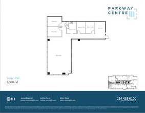 2745 Dallas Pky, Plano, TX à louer Plan d’étage– Image 1 sur 1